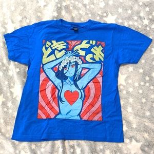 Anime girl Tshirt size L (fits like a small)